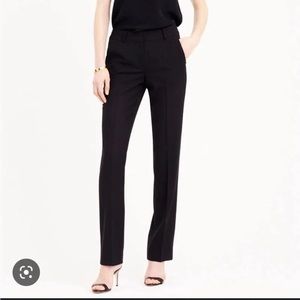 JCrew Campbell pant black crop size 12